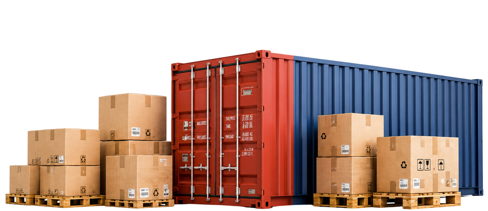 Containers and shipping boxes